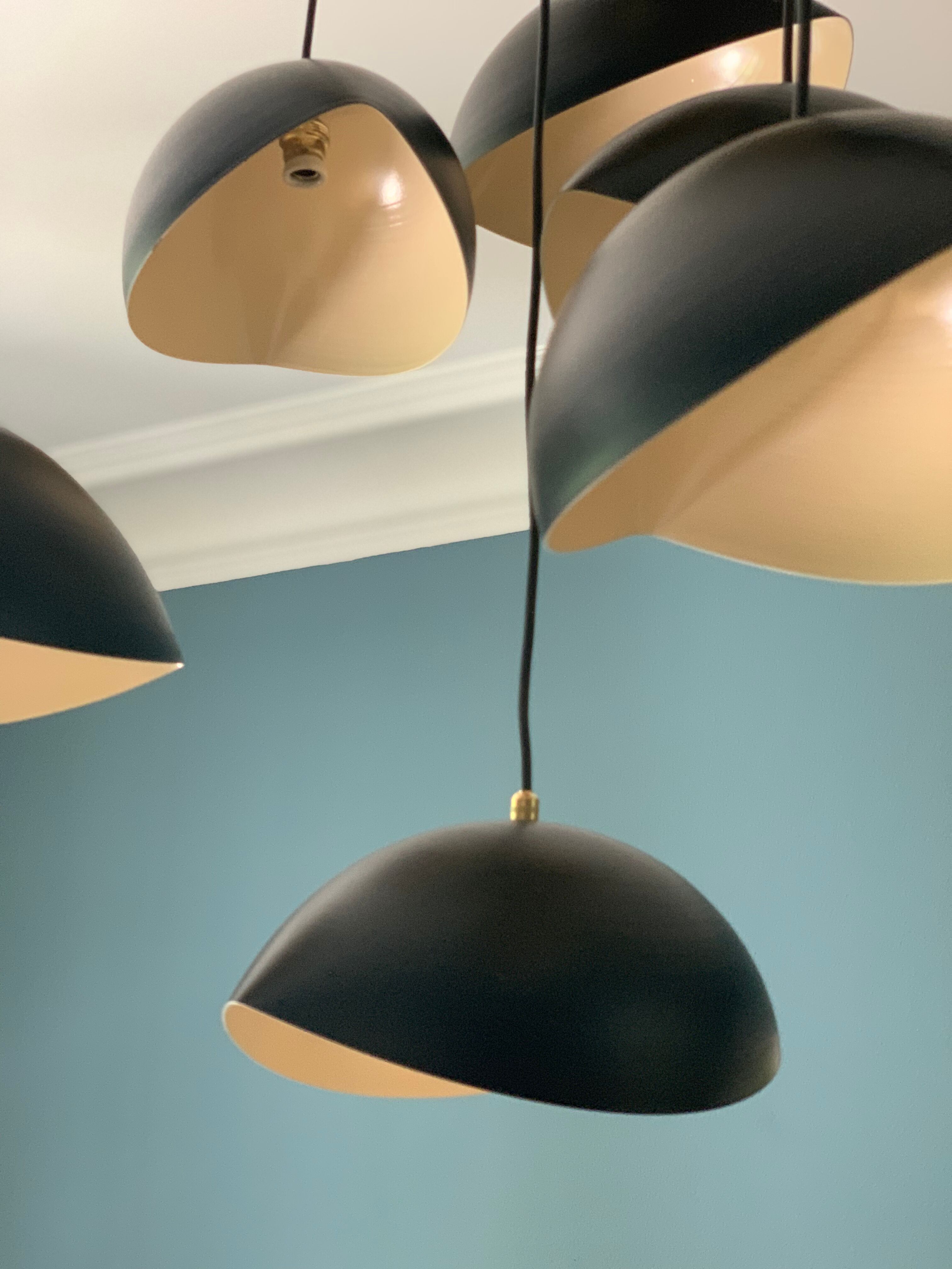 Recent hanging lamp in the style of the 50s