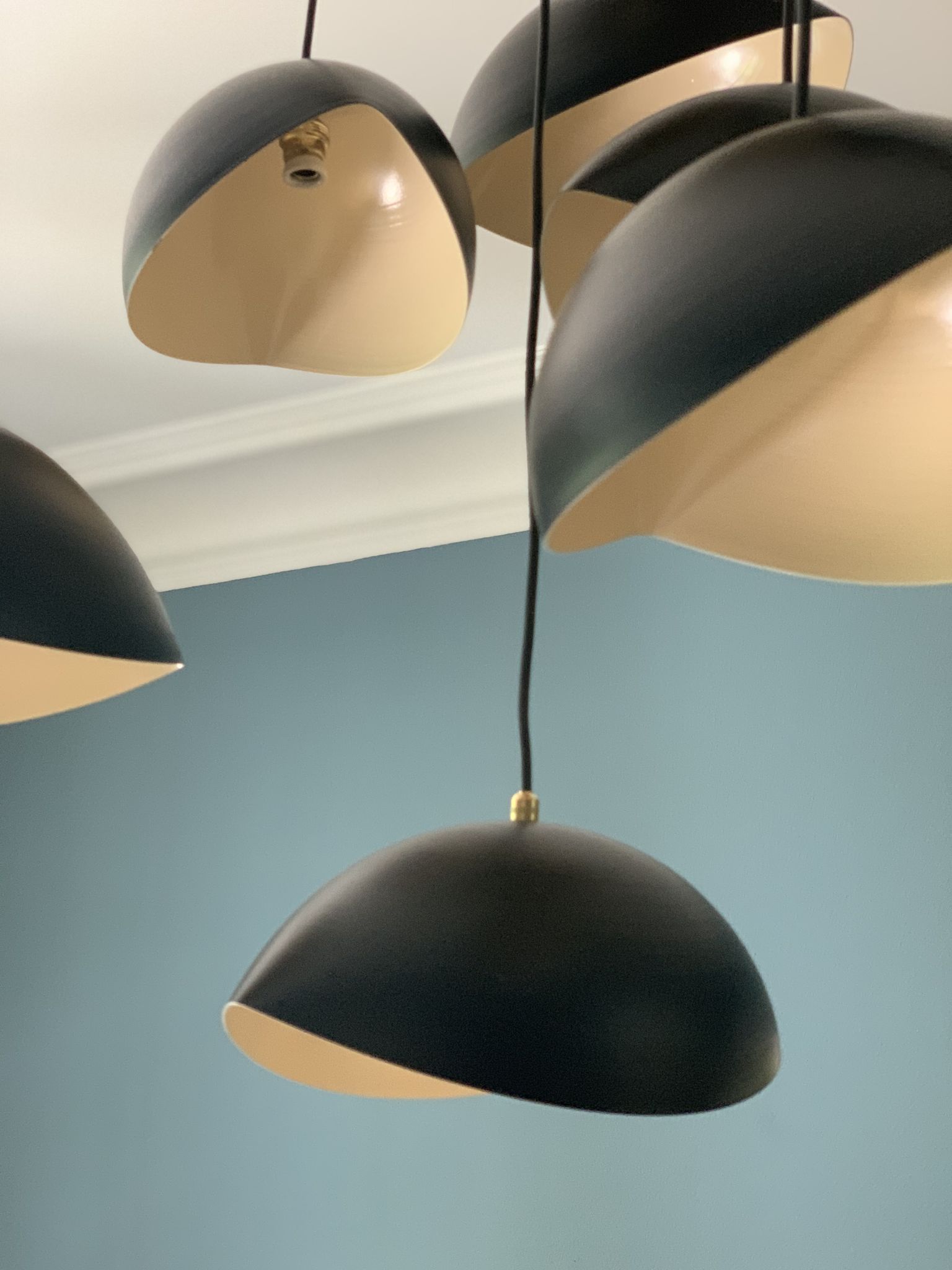 Recent hanging lamp in the style of the 50s