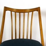 Restored Oak Dining Chairs from Interier Praha, 1960s, Set of 4