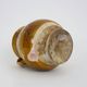 Glazed yellow confit pot, south west of France. Conservation pot. Pyrenees XIXth