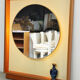 Miroir scandinave rétro-éclairé -années 60 79x96cm