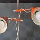 Floor lamp Vintage double adjustable spots Orange