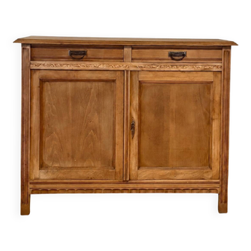 Buffet ancien en chêne brut - 2 tiroirs 