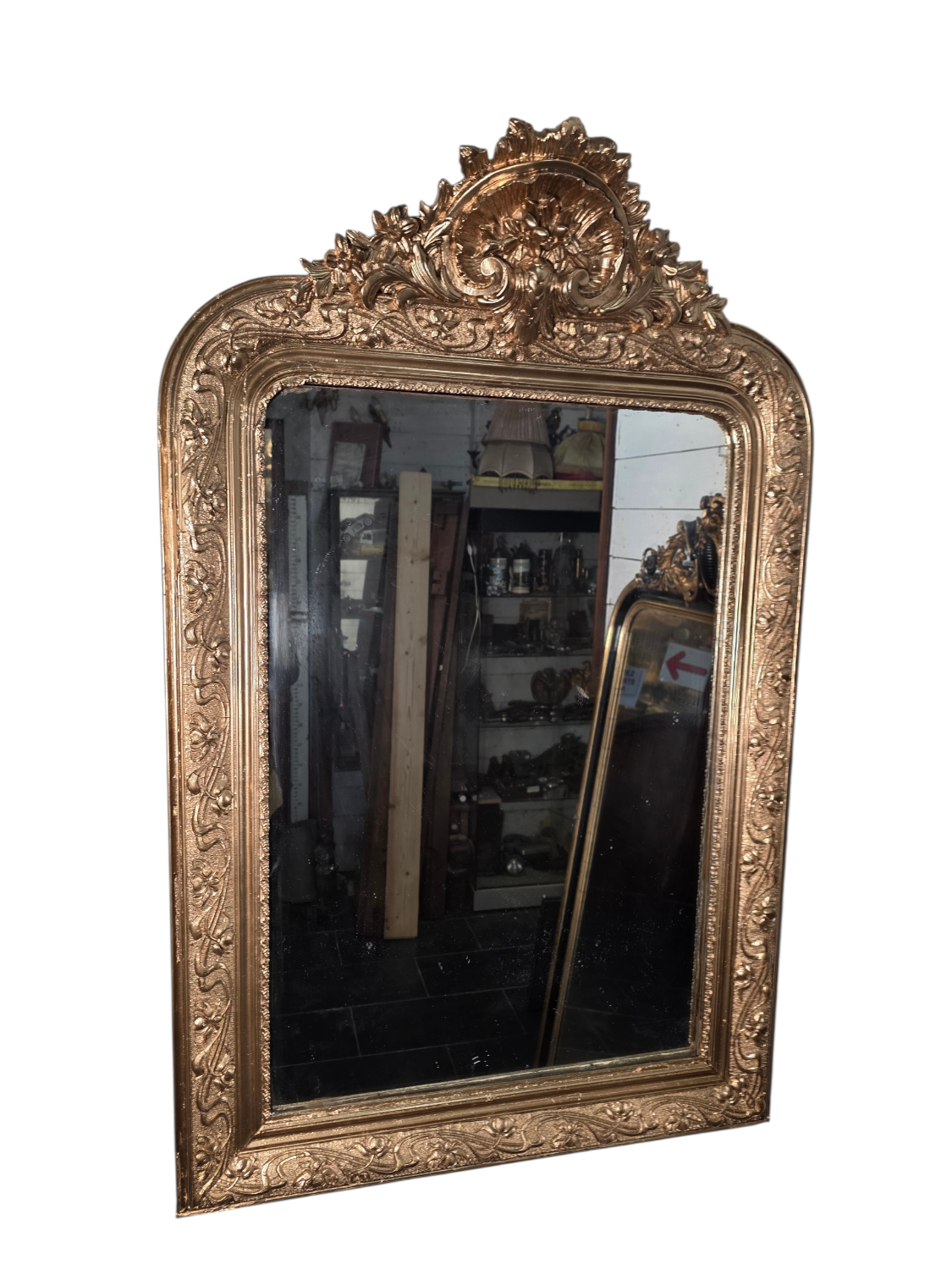 Napoleon III gilded mirror