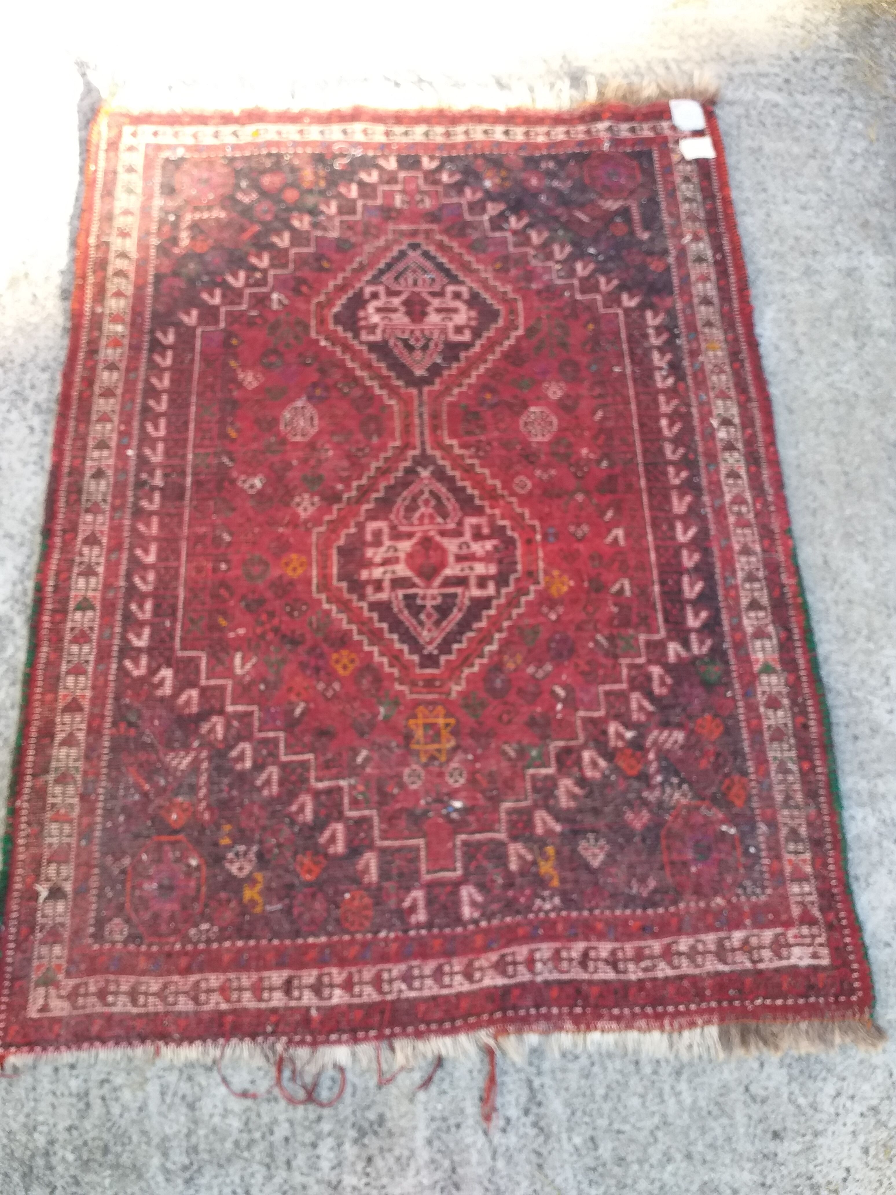 Handmade Shiraz carpet  - 167x123cm