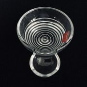 Taste vin cendrier en cristal de Baccarat