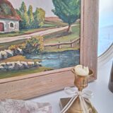 Oil on canvas landscape