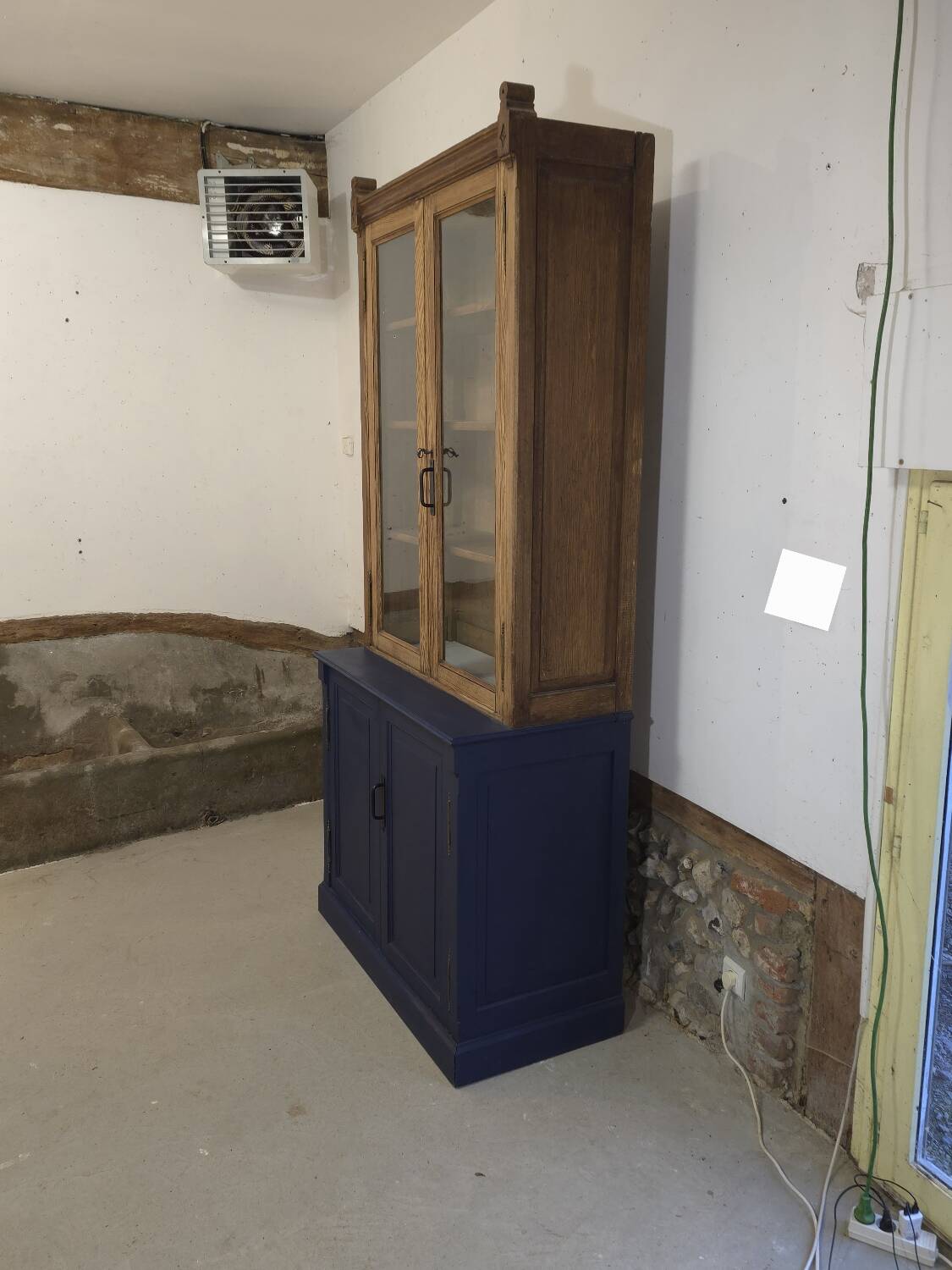 Old pharmacy display case circa 1930