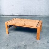 Scandinavian Modern Design Solid Pine Coffee Table, 1970s