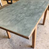 blue table