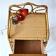 Rattan bedside