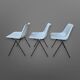 Polyprop stacking chairs by Robin Day for Tecno, Italy 1960s