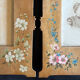 Pair of frames art nouveau circa 1900 dragonfly and flowers for restoration
