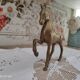 Vintage brass horse