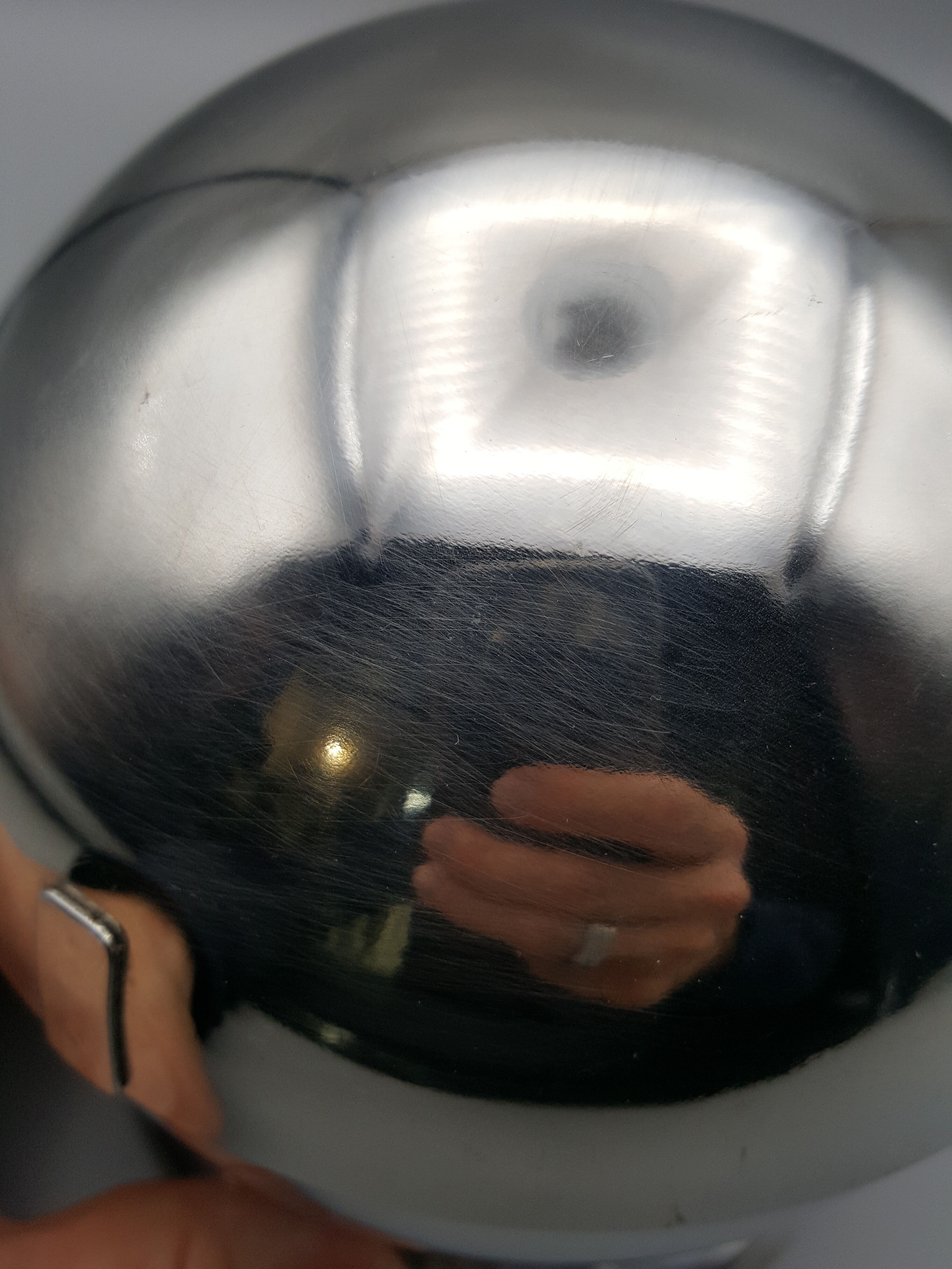 Sugar counter ball metal brass button