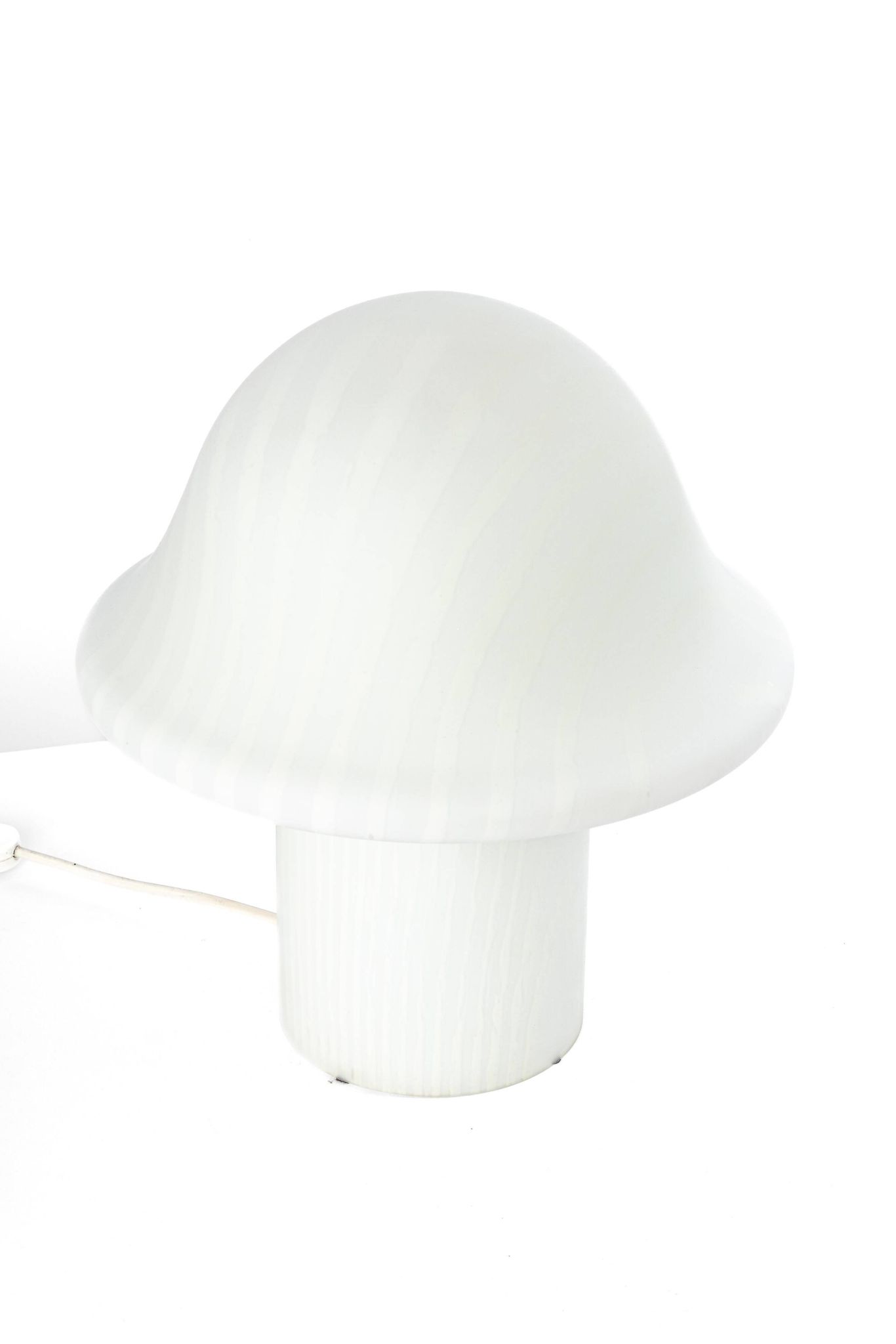 Large glass table lamp by Peil & Putzler, Germany, 1970s.