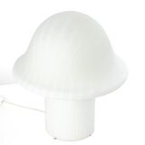 Large glass table lamp by Peil & Putzler, Germany, 1970s.