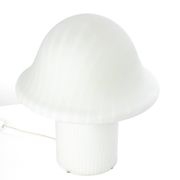 Large glass table lamp by Peil & Putzler, Germany, 1970s.