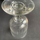 6 grands verres en cristal taillé XIXème