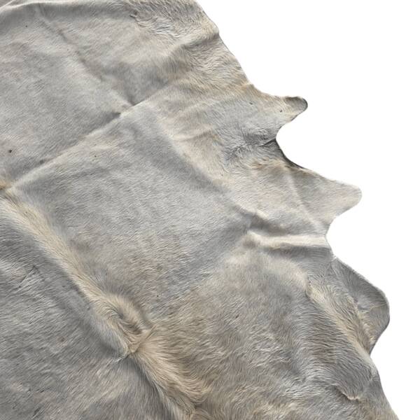 Large Vintage Blonde Cowhide Rug, 1950s