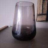 Blown glass vase by master glassmaker Claude Morin, 1978