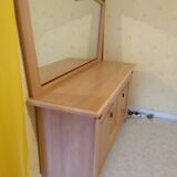 Sideboard/enfilade with solid wood mirror