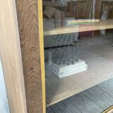 XXL oak display cabinet