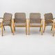 Model 45 Lounge Chairs by Alvar Aalto for Artek, 1970s, Set of 4