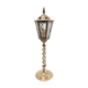 Lampe lanterne laiton et verre début XXème