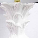 Table lamp ananas ceramic and brass 70s