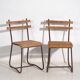 Antique garden chairs (c.1920). Set of 2 pieces no. 2