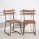 Chaises de jardin anciennes (c.1920). Ensemble de 2 pièces n°2