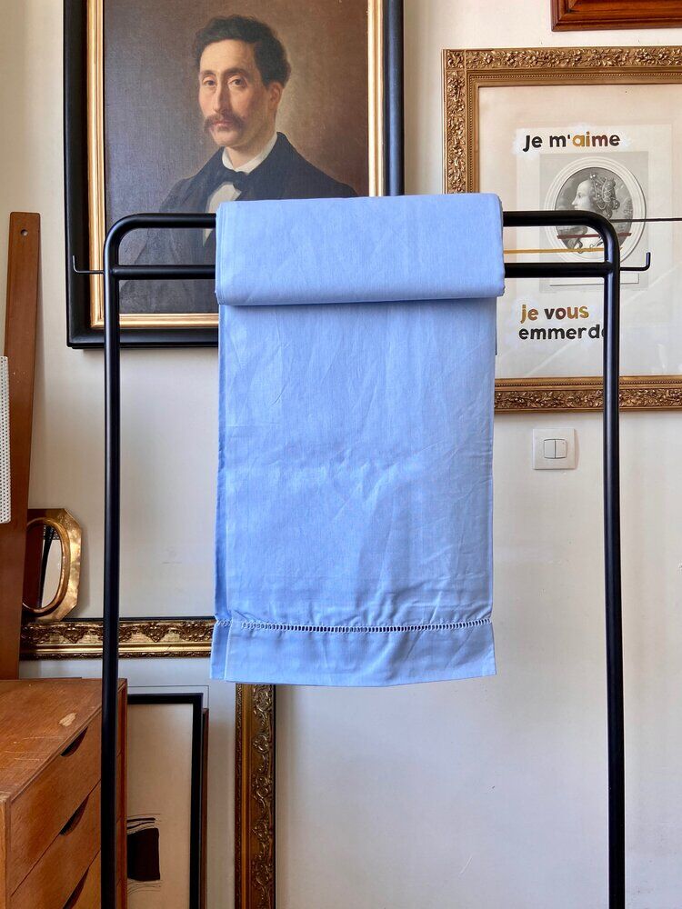 Sky blue métis sheet 240 x 310 cm