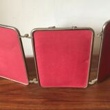 Vintage barber's triptych mirror