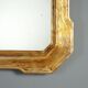 Antique cabaret mirror in gilded wood, Italy, 19th century
