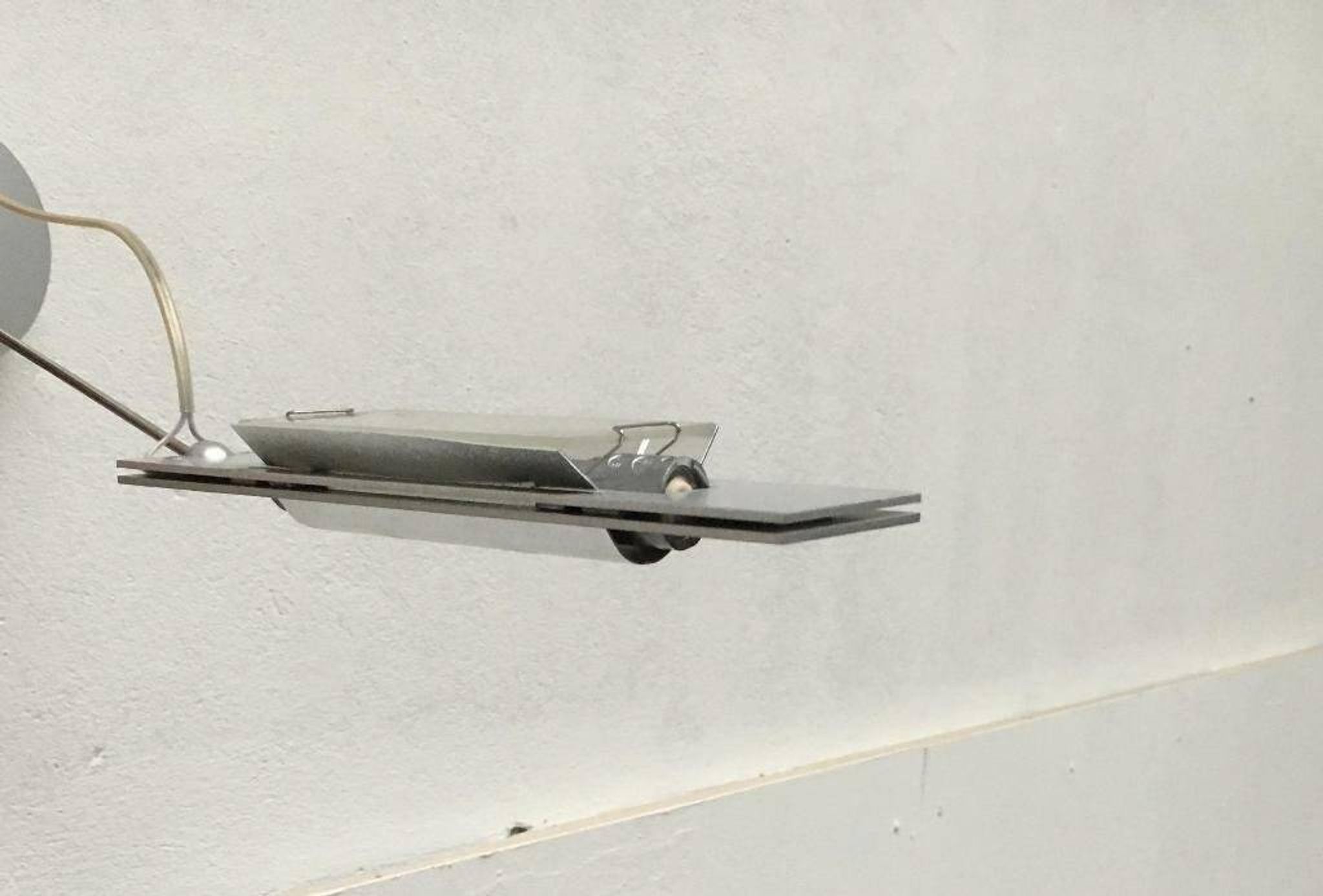German postmodern wall lamps Wandering Finger by Ingo Maurer for M Design, 1990s, set of 3