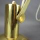 Set of four adjustable brass wall lights, Germany, 1960s.