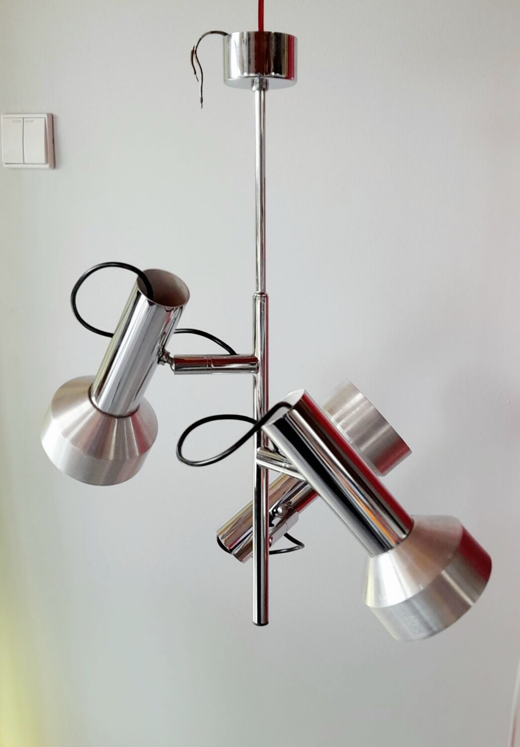 Chandelier space age 3 spots