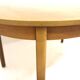 Scandinavian walnut dining table, Sweden, 1960s