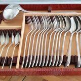 Housewife 24 pieces silver metal