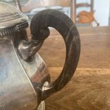 Silver metal coffee maker