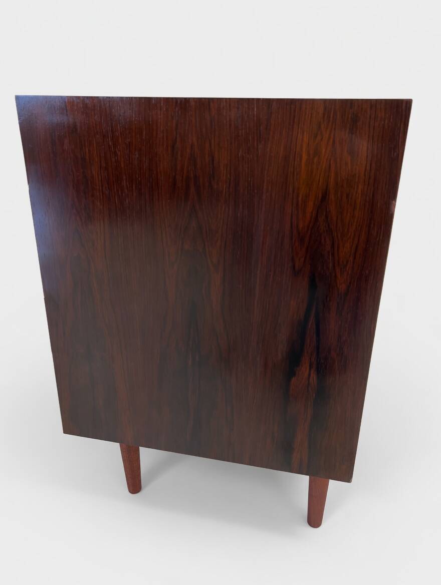 Rosewood Tambour Cabinet By Kai Kristiansen For Feldballes