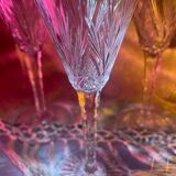 6 Saint-Louis Crystal Glasses - Nelly Model