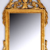 Gilded Wood Mirror - Louis XVI - Sacred Heart Devotion - epoch : XVIIIth century