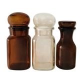 Set of 3 large vials