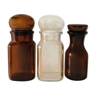 Set of 3 large vials