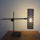 Cubic metal table lamp by Leclaire & Schäfer, 1960s
