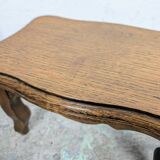 Antique footstool with rustic charm