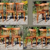 Set 4 chairs bistro luterma 40s