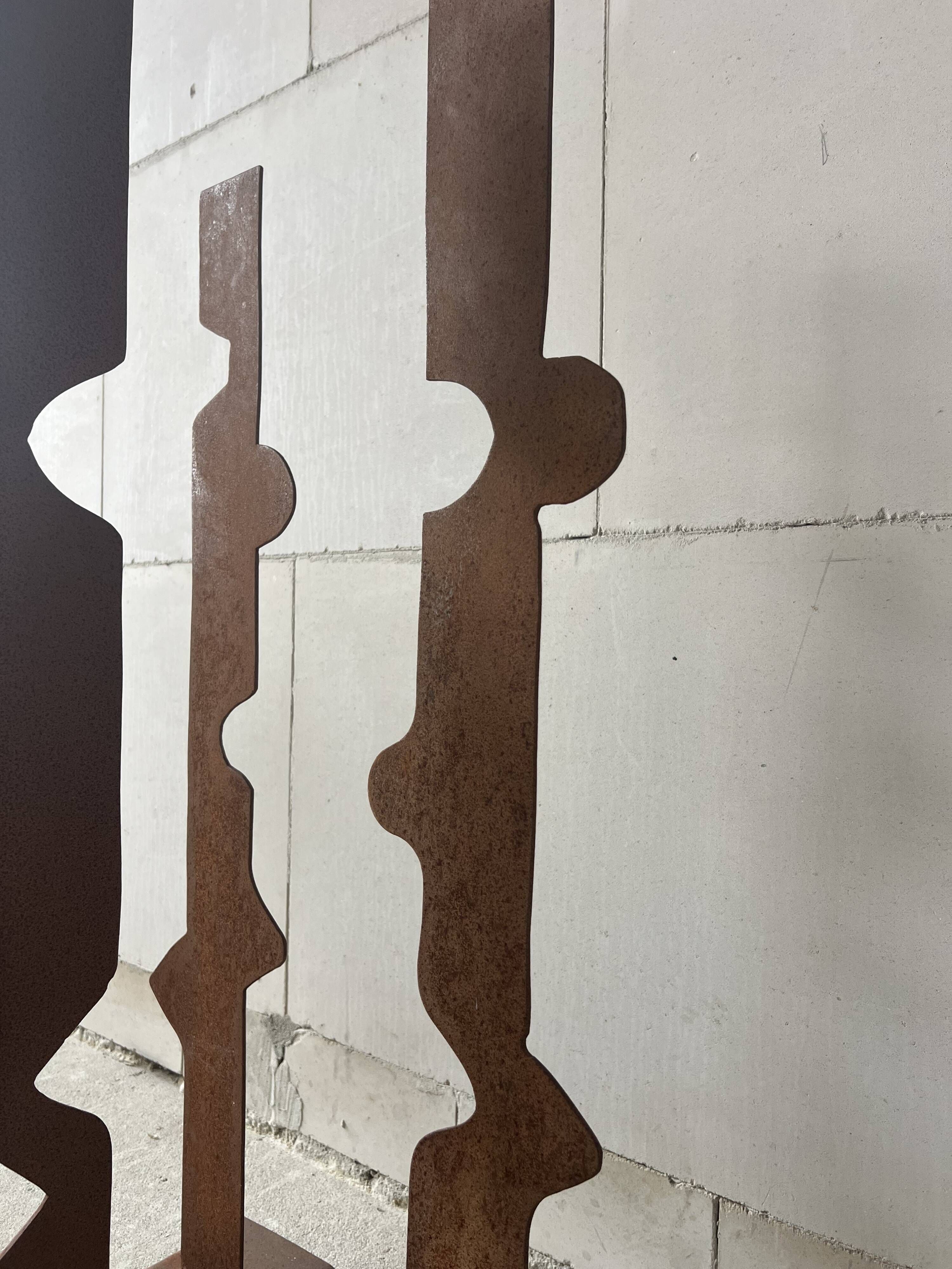 Abstract Steel Sculpture, Netherlands, 1970s